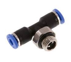 Racor en T de 4mm x G1/8'' con rosca macho latón/PA 66 NBR giratorio [2 piezas]