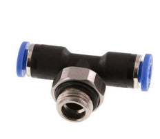 Racor en T de 4mm x G1/8'' con rosca macho latón/PA 66 NBR giratorio [2 piezas]