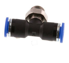 Racor en T de 6mm x G1/8'' con rosca macho latón/PA 66 NBR giratorio [2 piezas]
