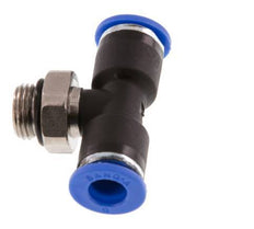 Racor en T de 6mm x G1/8'' con rosca macho latón/PA 66 NBR giratorio [2 piezas]
