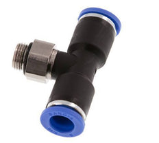 Racor en T de 8mm x G1/8'' con rosca macho latón/PA 66 NBR giratorio [2 piezas]