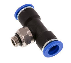 Racor en T de 10mm x G1/8'' con rosca macho Latón/PA 66 NBR Giratorio