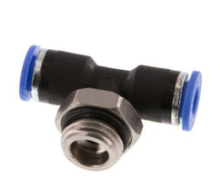 Racor en T de 6mm x G1/4'' con rosca macho latón/PA 66 NBR giratorio [2 piezas]