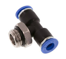 Racor en T de 6mm x G1/4'' con rosca macho latón/PA 66 NBR giratorio [2 piezas]
