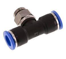 Racor en T de 10mm x G1/4'' con rosca macho Latón/PA 66 NBR Giratorio