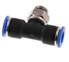 Racor en T de 10mm x G1/4'' con rosca macho Latón/PA 66 NBR Giratorio