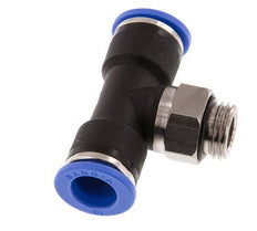 Racor en T de 10mm x G1/4'' con rosca macho Latón/PA 66 NBR Giratorio