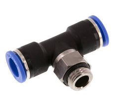 Racor en T de 10mm x G1/4'' con rosca macho Latón/PA 66 NBR Giratorio