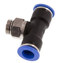 Racor en T de 10mm x G1/4'' con rosca macho Latón/PA 66 NBR Giratorio