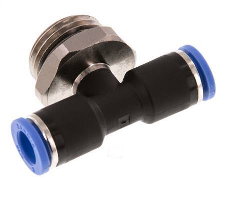 Racor en T de 8mm x G1/2'' con rosca macho Latón/PA 66 NBR Giratorio
