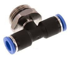 Racor en T de 8mm x G1/2'' con rosca macho Latón/PA 66 NBR Giratorio