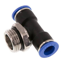 Racor en T de 10mm x G1/2'' con rosca macho Latón/PA 66 NBR Giratorio
