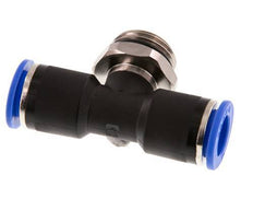 Racor en T de 12mm x G1/2'' con rosca macho Latón/PA 66 NBR Giratorio