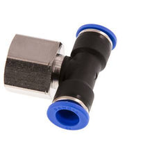 Racor en T de 10mm x G1/2'' con rosca hembra Latón/PA 66 NBR Giratorio