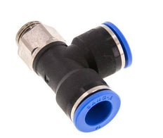 Racor en T en ángulo recto de 14mm x G3/8'' con rosca macho Latón/PA 66 NBR Giratorio