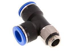 Racor en T en ángulo recto de 14mm x G3/8'' con rosca macho Latón/PA 66 NBR Giratorio
