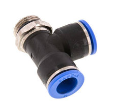 Racor en T en ángulo recto de 14mm x G1/2'' con rosca macho Latón/PA 66 NBR Giratorio