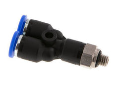 Racor de 4mm x M 5 Y con rosca macho Latón/PA 66 NBR Giratorio [2 Piezas]