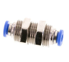Racor de 4mm Latón/PA 66 NBR Bulkhead [2 Piezas]