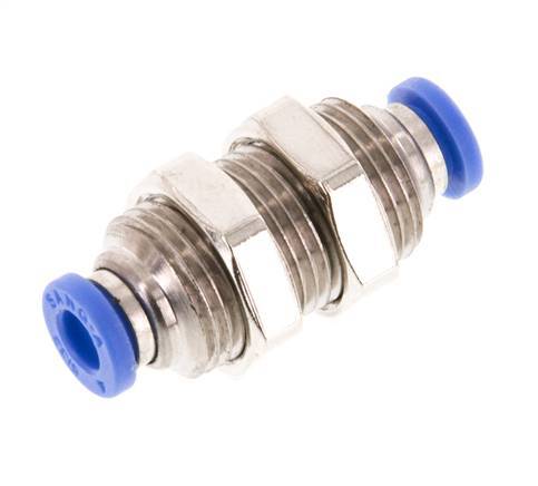 Racor de 4mm Latón/PA 66 NBR Bulkhead [2 Piezas]
