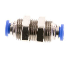 Racor de 4mm Latón/PA 66 NBR Bulkhead [2 Piezas]