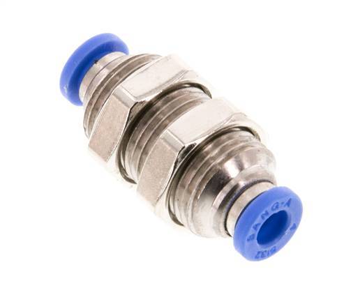 Racor de 4mm Latón/PA 66 NBR Bulkhead [2 Piezas]