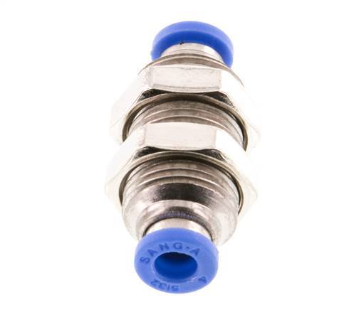 Racor de 4mm Latón/PA 66 NBR Bulkhead [2 Piezas]