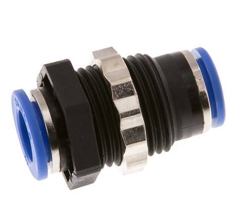 Racor de 12mm PA 66 NBR Bulkhead