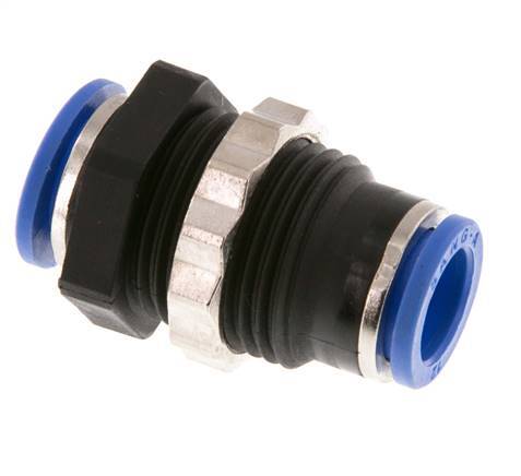 Racor de 12mm PA 66 NBR Bulkhead