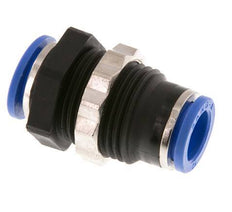 Racor de 12mm PA 66 NBR Bulkhead