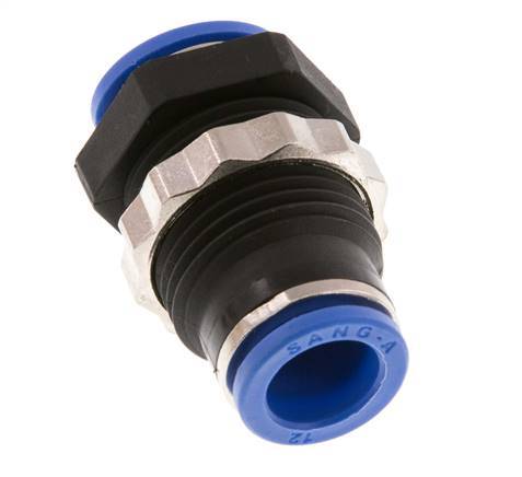 Racor de 12mm PA 66 NBR Bulkhead