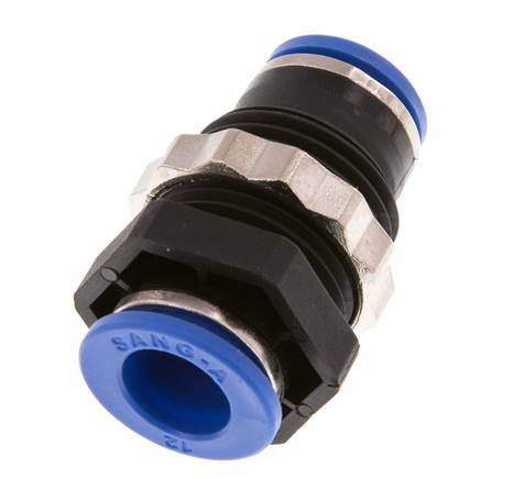Racor de 12mm PA 66 NBR Bulkhead