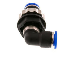 Codo de 90 grados de 10mm Racor de PA 66 NBR