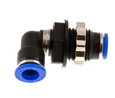Codo de 90 grados de 10mm Racor de PA 66 NBR
