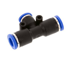 Racor en T de 6mm x 8mm PA 66 NBR [2 piezas]