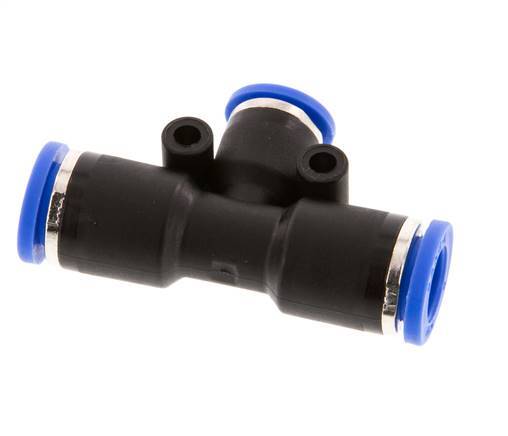 Racor en T de 6mm x 8mm PA 66 NBR [2 piezas]