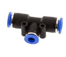 Racor en T de 6mm x 8mm PA 66 NBR [2 piezas]
