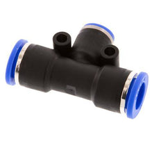 Racor en T de 6mm x 10mm PA 66 NBR [2 piezas]