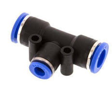 Racor en T de 6mm x 10mm PA 66 NBR [2 piezas]
