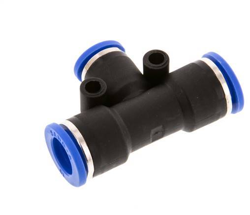 Racor en T de 8mm x 10mm PA 66 NBR [2 piezas]