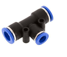 Racor en T de 8mm x 10mm PA 66 NBR [2 piezas]