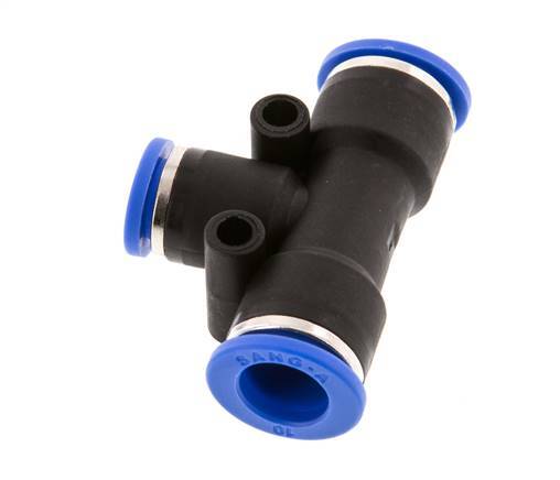 Racor en T de 8mm x 10mm PA 66 NBR [2 piezas]