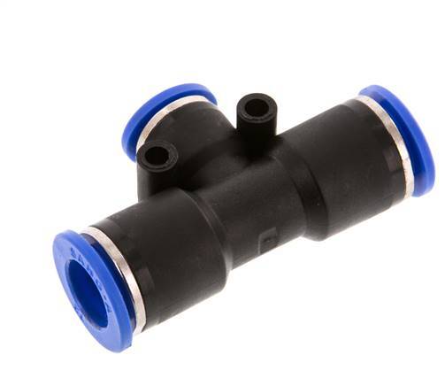 Racor en T de 10mm x 12mm PA 66 NBR [2 piezas]