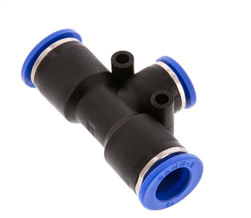 Racor en T de 10mm x 12mm PA 66 NBR [2 piezas]