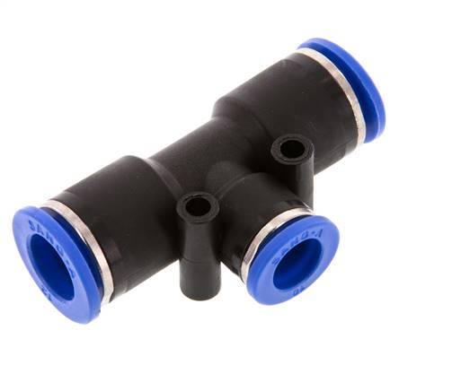 Racor en T de 10mm x 12mm PA 66 NBR [2 piezas]