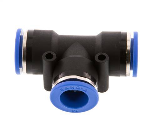 Racor en T de 14 mm PA 66 NBR