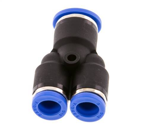 Racor en Y de 8mm x 10mm PA 66 NBR [2 Piezas]