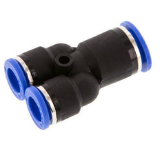 Racor rápido en Y de 10 mm x 12 mm PA 66 NBR
