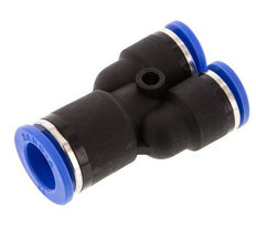 Racor rápido en Y de 10 mm x 12 mm PA 66 NBR
