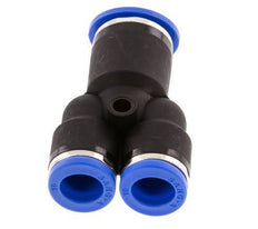 Racor rápido en Y de 10 mm x 12 mm PA 66 NBR